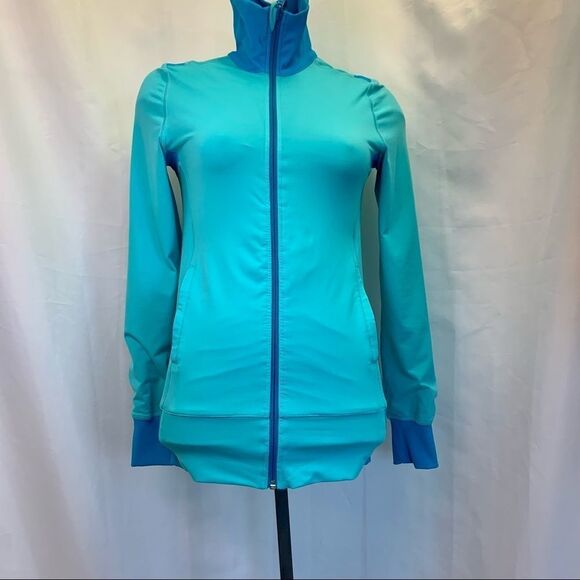 Lululemon blue reversible raja zip up jacket - Picture 10 of 13
